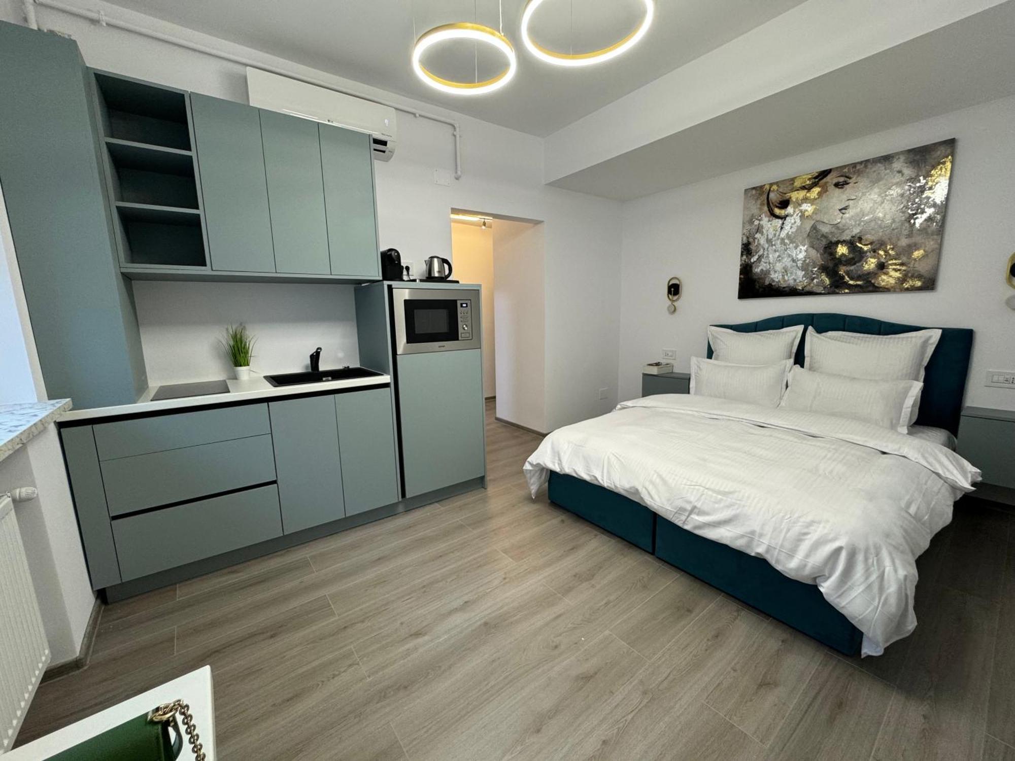 Central Suite Bukares Bagian luar foto